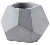 Nicole Molde de silicona para hormigón, plantas suculentas, maceta, hecho a mano, geometría y cemento