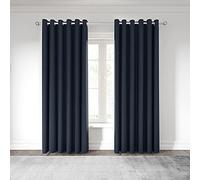 Nicole Scherzinger Nalu Kalo - Cortinas con Forro, Color Azul