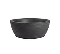 Nicoli Macetero Cuenco Thetis 30x12 cm - Macetero Decorativo para Interior y Exterior en Resina Resistente - Macetero para Plantas con Diseño Moderno - Resistente a Rayos UV e Intemperie - Color