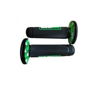 NICOLIE Empuñaduras para Manillar de Motocicleta, Empuñaduras de Goma para 7/8" - Verde Negro - 22mm