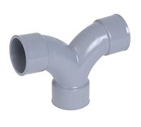 Nicoll Codo hembra-hembra doble paralelo a 87°30 - PVC gris - Ø 100 mm - OT88