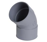 Nicoll CT44 - Codo de PVC, hembra a hembra (45 º, diámetro 32 mm)