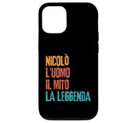 Nicolò L'Uomo Il Mito La Leggenda Festa di Compleanno Carcasa para iPhone 12/12 Pro