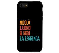 Nicolò L'Uomo Il Mito La Leggenda Festa di Compleanno Carcasa para iPhone SE (2020) / 7/8