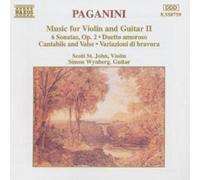 Nicolo Paganini Music for Violin & Guitar 2 (CD) Album (Importación USA)