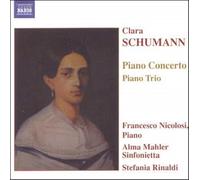Nicolosi - Clara Schumann : Concerto pour piano opus 7 - Trio pour piano opus 17