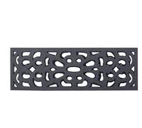 Nicoman Felpudo Estrecho con Barrera ecológica para raspar y Drenaje, 75 x 25 cm