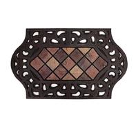 Nicoman Tapete de Azulejos Antiguos ecológico y Absorbente para Interiores y Exteriores, área de Alto tráfico, Irregular (75 x 44 cm)