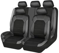 NICONC Fundas de asiento de coche para Peugeot 2008 Gt Line Gt-Line Suv Juego universal de fundas de asiento de cinco piezas, gris