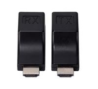 Nicoone 2 x sobre CAT-5e CAT6 convertidor repetidor HDMI compatible con 30 m a RJ45 cable de red extensor para HDTV PS4 STB 4K 2K