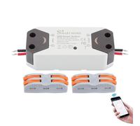Nicoone Interruptor de luz inteligente,Interruptor WiFi inteligente Interruptor de iluminación universal Smart Home,DIY WiFi interruptor universal funciona con Alexa Google Home