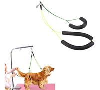 Nicoone Mesa de Aseo para Mascotas Cuerda Ajustable Cuerda para El Cuello Y La Cadera Juego de Correas para El Vientre para La Mesa de Aseo de Mascotas Lazo para El Aseo de