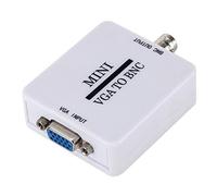 Nicoone Mini HD 1080P VGA a BNC Convertidor de vídeo VGA a BNC Salida de Vigilancia Convertidor de Video Adaptador con Cable USB