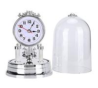 Nicoone Reloj de Mesa silencioso, Reloj de Estilo Retro Europeo con Tapa decoración de la Sala de Estar Familiar, para el hogar, Oficina, Hotel, Mercado, exhibición, etc.