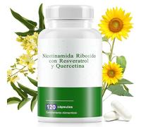Nicotinamida Ribósido con Resveratrol y Quercetina 120 Cápsulas - Complemento Alimenticio