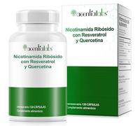 Nicotinamida Ribósido con Resveratrol y Quercetina - 120 Cápsulas - Complemento Alimenticio