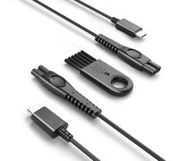 Nicpower Cable de carga USB-C de 5 V para afeitadora eléctrica Philips Norelco 2000 2400 2600 3600 3900 5400 5000X 7200 i9000 serie 3000 5000 7000, para Phillips One Blade QP2724 QP2. 2834 Maquinilla