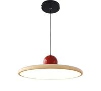 NICRX Lámpara Colgante Moderna UFO - Luz Colgante LED 36W Regulable,Altura Ajustable con 3 Temperaturas de Color lámparas,Lámpara de Techo de Acrílico y Metal para Comedor,Sala de Estar,Café (Blanco)