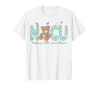 NICU Bear Spring NICU Enfermera ayudando a los más pequeños a florecer el trabajo Camiseta