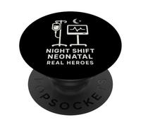 NICU Enfermera Humor Neonatal UCI Dark Sarcastic Coffee Gift PopSockets PopGrip Adhesivo