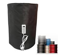 Nicvrea Calentador para Bidones con Termostato, Calentador para Bidones IBC de 200 L/1000 L, 2000 W. Manta Calefactora para contenedores IBC de Aceite de 4000 W (0-120 °C) con Termostato Black-1000L