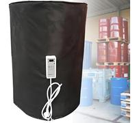 Nicvrea Calentador para Bidones IBC de 55/275 Galones, para Tanques IBC de Plástico, Manta Calefactora de 2000 W/4000 W, Cinta Calefactora para Bidones Black-200L