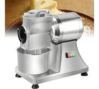 Nicvrea Rallador de Queso Eléctrico Profesional de 550 W, Rallador de Queso, Ensaladera con Cubo de Acero Inoxidable, para Quesos, Frutas y Verduras