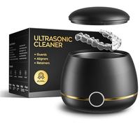 Nicwell Limpiador ultrasónico dental: limpieza matutina, funcionamiento silencioso, confianza sin manchas para mujeres casadas, tanque de 200 ml