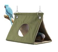 Nid pour Perroquets - Lit Maison Chaud et Respirant, Cabane Grotte Suspendue | Cachette Confortable pour Oiseaux de Compagnie, Accessoire de Sommeil pour Gris Africain, Conure, Calopsitte, Perroquet P