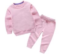 Nidddiv Daddys Girls Outfit - Conjunto de sudaderas para niñas y niñas, color liso, algodón, manga larga, cuello redondo, sin niños 86, RD2., 4-5 años