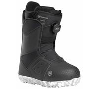 Nidecker - Botas de snowboard niños - Micron Black - Talla 18 - Negro Negro 18