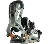 Nidecker Flow Fuse Hybrid Fijaciones Snowboard Khaki Verde Unisex NEU