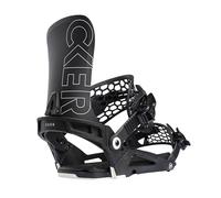 Nidecker Kaon - Fijaciones para tabla de snowboard - All Mountain Control con asym Hadron Hiback & Axis N1 Baseplate - Talla S - Negro