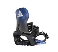 Nidecker LT Supermatic Fijaciones de Snowboard - Fijación automática de Doble Entrada con Pedal de talón y Ajuste Universal