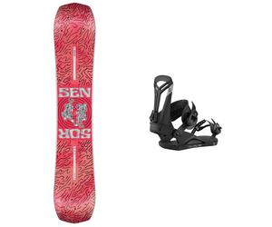 Nidecker - Packs (snowboard + fijaciones) - Pack Sensor 2026 de Lana - Rojo Rojo 153 cm