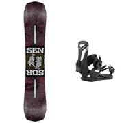 Nidecker - Packs (snowboard + fijaciones) - Pack Sensor Women 2026 para Mujer - Rojo Rojo 139 cm.153 cm