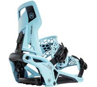 Nidecker Supermatic Fijación Snowboard Dual Entry Heckeinsteiger Cyan Azul NEU