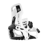 Nidecker Supermatic Snowboard - Fijación automática Universal, con Doble Entrada - Cómoda y fiable como una fijación clásica de Dos Correas - Blanco