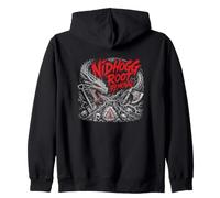 Nidhogg Eliminación de Raíces Norse Viking Dragon Skull Sudadera con Capucha