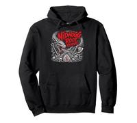 Nidhogg Eliminación de Raíces Norse Viking Dragon Skull Sudadera con Capucha