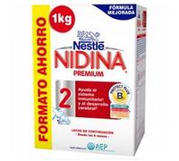 NESTLÉ NIDINA 2 Premium [PACK AHORRO] - A partir de los 6 meses - Leche de continuación en polvo - Fórmula para bebés - 1Kg