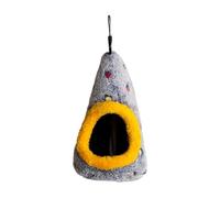 Nido Cálido para Pájaros, Cueva para Loros, Hamaca Colgante Decorativa y Gruesa, 16x12x22 cm (6.3x4.7x8.7 in), Cama para Dormir para Loros, Cotorras, Hámsteres y Cacatúas