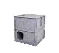 Nido de árbol para gatos Laberinto for gatos, túnel for gatos, nido for gatos, marco de escalada, agujero de taladro for escondite, tablero rascador for gatos, juego de rompecabezas Fácil de montar(B)