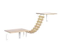 Nido de árbol para gatos Marco de escalada for gatos de madera maciza, marco de pared for gatos, combinación de plataforma de salto for gatos, soporte for gatos, nido for gatos Fácil de montar(B)