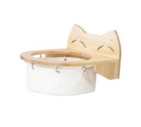 Nido de árbol para Gatos Marco de escalada for gatos de madera maciza, nido for gatos, plataforma de salto, cama for gatos colgante for mascotas, bolsillo for gatos, diseño a prueba de viento Fácil de