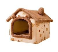 Nido de árbol para gatos Nido for gatos, cama for gatos, casa for perros en forma de casa, estera for nido de cuatro estaciones, estera extraíble y lavable, suministros for mascotas cerrados Fácil de