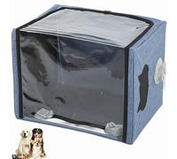 Nido de Atomización de Mascotas, Tienda de Oxígeno Plegable Resistente Al Desgaste para Gatos Y Perros, Máquina Nebulizadora para Perros, Jaula Portátil para Terapia de Oxígeno para Mascotas en la Uci