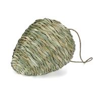 Nido de avispas sintéticas, trampa para avispas, colmena de abejas artificiales, decoración tejida para colgar para jardín, granja, huerto, porche, patio trasero