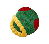 Nido de cama para mascotas para perros y gatos, cama para perros nido peludo con motivos navideños en forma de cueva
