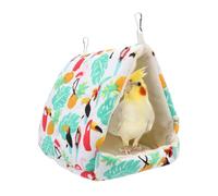 Nido de hamaca para pájaros, casa de hamaca caliente | Algodón Algodón Nesting Birds HAMOCH,Decoración al aire libre de interiores Habitat para mascotas para loros pequeños a medianos